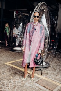 Models at the Diesel Spring 2026 presentation at Milan Fashion Week