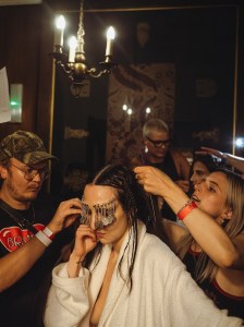 Backstage at Dilara Findikoglu Spring 2026 Ready-to-Wear Collection at London Fashion Week