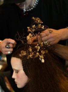 Backstage at Dilara Findikoglu Spring 2026 Ready-to-Wear Collection at London Fashion Week