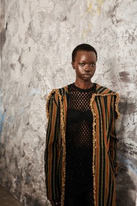 Backstage at the Diotima spring 2026 ready-to-wear show at New York Fashion Week.
