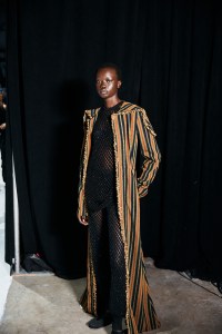 Backstage at the Diotima spring 2026 ready-to-wear show at New York Fashion Week.
