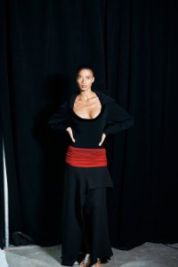 Backstage at the Diotima spring 2026 ready-to-wear show at New York Fashion Week.