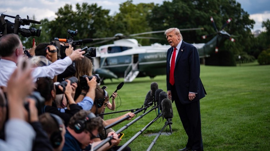 President Donald Trump at the White House on Sept. 11.