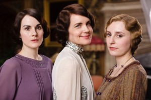 DOWNTON ABBEY, (from left): Michelle Dockery, Elizabeth McGovern, Laura Carmichael,(Season 4), 2010-. photo: Nick Briggs / © Carnival Films for Masterpiece/PBS / Courtesy: Everett Collection
