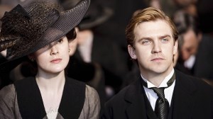 DOWNTON ABBEY, (from left): Michelle Dockery, Dan Stevens, 2010-2015. photo: ©Carnival Films for Masterpiece/PBS / Courtesy: Everett Collection