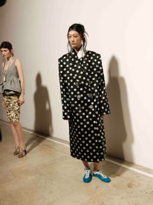 Backstage at Dries Van Noten Spring 2026 Ready-to-Wear Collection at Paris Fashion Week