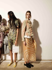 Backstage at Dries Van Noten Spring 2026 Ready-to-Wear Collection at Paris Fashion Week