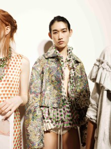 Backstage at Dries Van Noten Spring 2026 Ready-to-Wear Collection at Paris Fashion Week