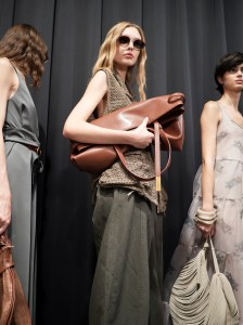 Backstage at Emporio Armani Spring 2026 Ready-to-wear Collection at milan Fashion Week
