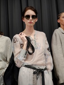 Backstage at Emporio Armani Spring 2026 Ready-to-wear Collection at milan Fashion Week