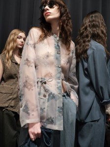 Backstage at Emporio Armani Spring 2026 Ready-to-wear Collection at milan Fashion Week