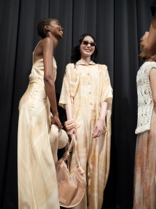 Backstage at Emporio Armani Spring 2026 Ready-to-wear Collection at milan Fashion Week