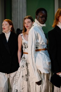 Backstage at Erdem Spring 2026 Ready-to-Wear Collection at London Fashion Week