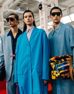 Backstage at Fendi Spring 2026 Ready-to-Wear Collection at Milan Fashion Week