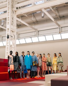 Backstage at Fendi Spring 2026 Ready-to-Wear Collection at Milan Fashion Week