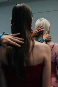 Backstage at Fendi Spring 2026 Ready-to-Wear Collection at Milan Fashion Week