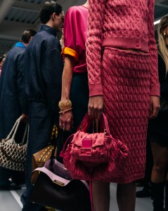 Backstage at Fendi Spring 2026 Ready-to-Wear Collection at Milan Fashion Week