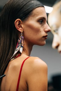 Backstage at Fendi Spring 2026 Ready-to-Wear Collection at Milan Fashion Week