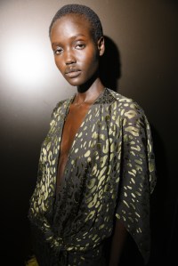 Backstage at Ferragamo Spring 2026 Ready-to-Wear Collection at Milan Fashion Week