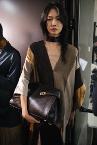Backstage at Ferragamo Spring 2026 Ready-to-Wear Collection at Milan Fashion Week