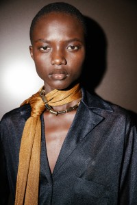 Backstage at Ferragamo Spring 2026 Ready-to-Wear Collection at Milan Fashion Week