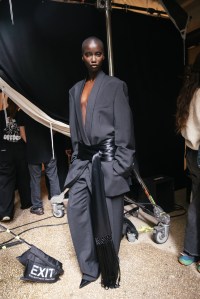 Backstage at Ferragamo Spring 2026 Ready-to-Wear Collection at Milan Fashion Week
