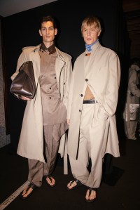 Backstage at Ferragamo Spring 2026 Ready-to-Wear Collection at Milan Fashion Week