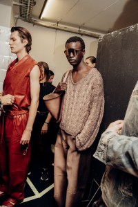 Backstage at Ferrari Spring 2026 Ready-to-Wear Collection at Milan Fashion Week