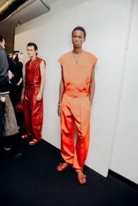 Backstage at Ferrari Spring 2026 Ready-to-Wear Collection at Milan Fashion Week