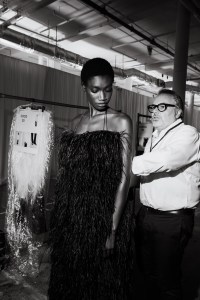 Backstage at the Fforme spring 2026 ready-to-wear show at New York Fashion Week.