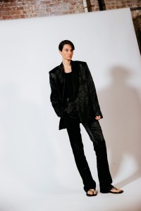 Backstage at the Fforme spring 2026 ready-to-wear show at New York Fashion Week.