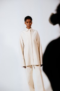 Backstage at the Fforme spring 2026 ready-to-wear show at New York Fashion Week.