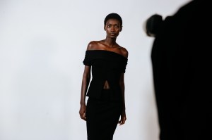 Backstage at the Fforme spring 2026 ready-to-wear show at New York Fashion Week.