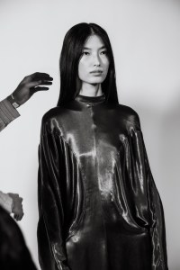 Backstage at the Fforme spring 2026 ready-to-wear show at New York Fashion Week.