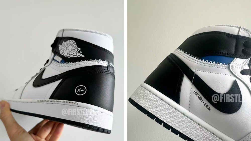 Fragment Union Air Jordan 1 High Black White