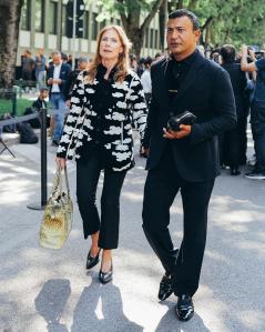 Guests attend Giorgio Armani Memorial in Milan over the weekend.