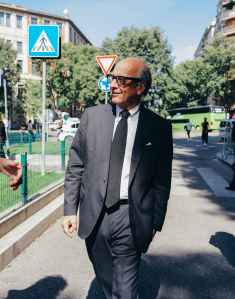 Guests attend Giorgio Armani Memorial in Milan over the weekend.