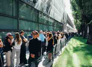 Guests attend Giorgio Armani Memorial in Milan over the weekend.