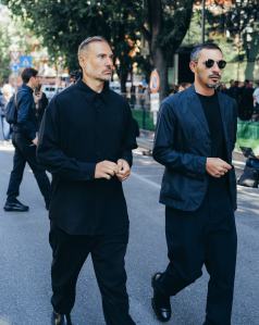 Guests attend Giorgio Armani Memorial in Milan over the weekend.