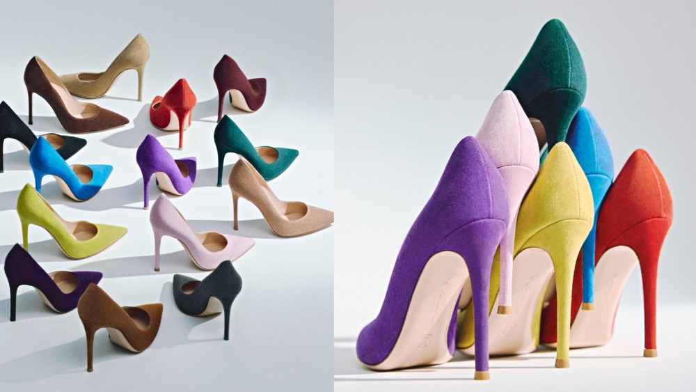 Gianvito Rossi new Shades of Gianvito pump program.