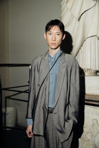 Backstage at Giorgio Armani Spring 2026 Ready-to-Wear Collection at Milan Fashion Week