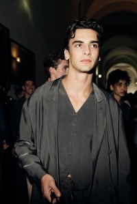 Backstage at Giorgio Armani Spring 2026 Ready-to-Wear Collection at Milan Fashion Week