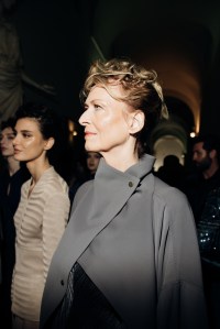 Backstage at Giorgio Armani Spring 2026 Ready-to-Wear Collection at Milan Fashion Week