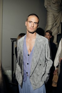 Backstage at Giorgio Armani Spring 2026 Ready-to-Wear Collection at Milan Fashion Week