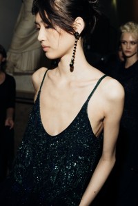 Backstage at Giorgio Armani Spring 2026 Ready-to-Wear Collection at Milan Fashion Week