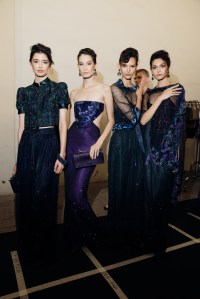 Backstage at Giorgio Armani Spring 2026 Ready-to-Wear Collection at Milan Fashion Week