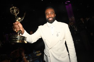 Tramell Tillman at the 77th Primetime Emmy Awards Governors Ball on September 14, 2025 in Los Angeles, California.