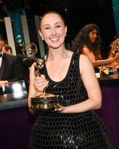 Erin Doherty at the 77th Primetime Emmy Awards Governors Ball on September 14, 2025 in Los Angeles, California.