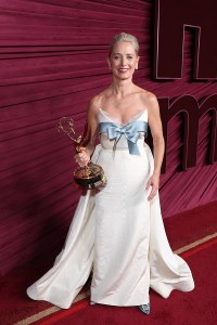 Katherine LaNasa at the HBO Max Primetime Emmy Awards Afterparty held at San Vicente Bungalows on September 14, 2025 in Los Angeles, California.