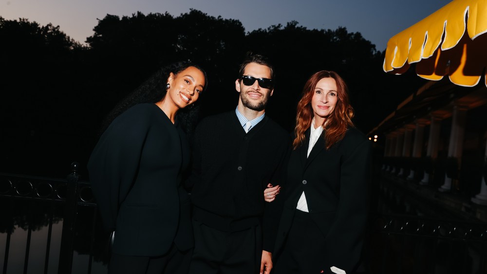 Solange Knowles, Simon Porte Jacquemus and Julia Roberts